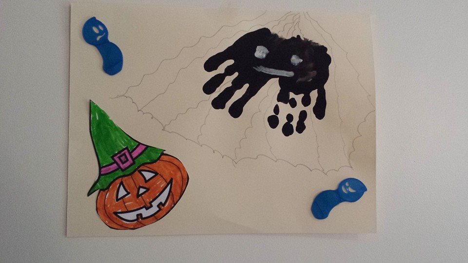 Halloween 2014, la citrouille et l'araignée Gipsy