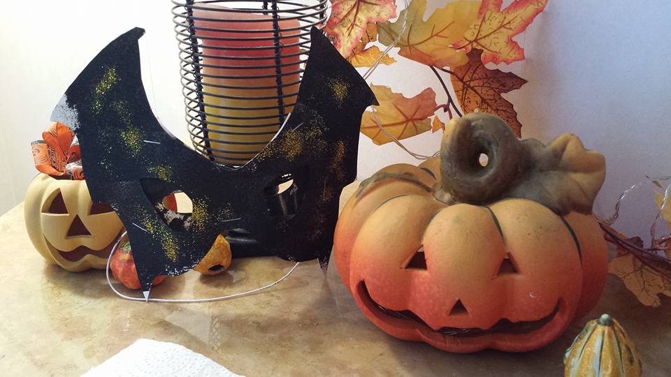Halloween 2015: Petits fantômes et masque de chauve-souris