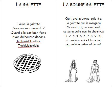 Les comptines : La galette, les rois, les reines