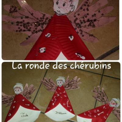 Noël est arrivée chez nous: La ronde des chérubins décembre 2014