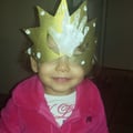 Mon premier masque de carnaval, princesse Soleil