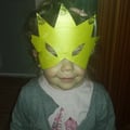 Mon premier masque de Carnaval, un soleil