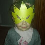 Mon premier masque de Carnaval, un soleil