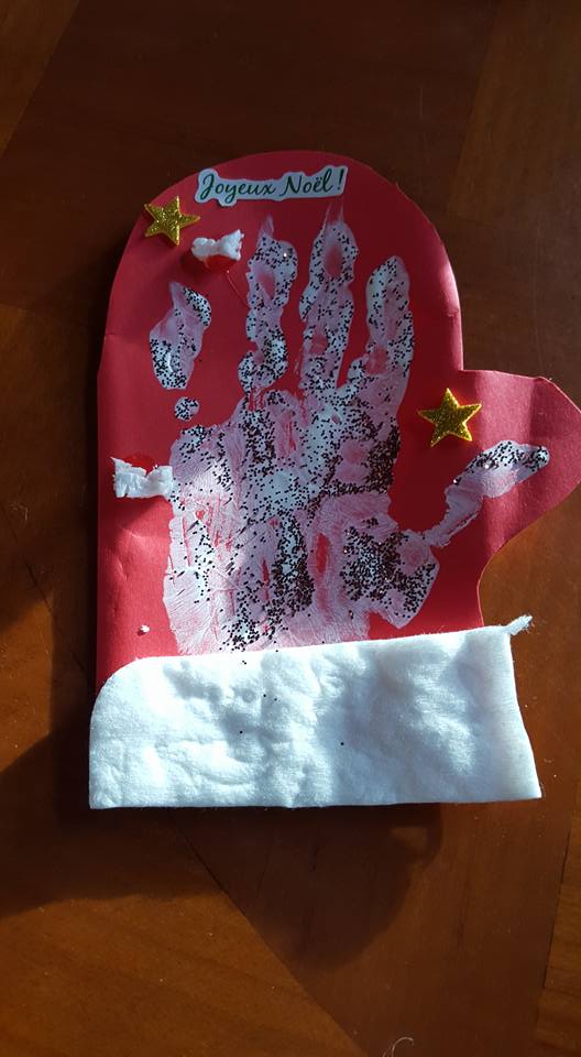 Moufle du Père Noël par Melvin (carte cadeau)