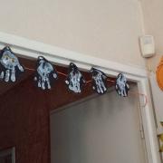 Guirlande de petits fantômes
