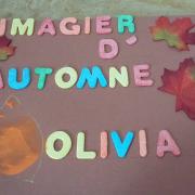 Olivia: Mon premier imagier d'automne