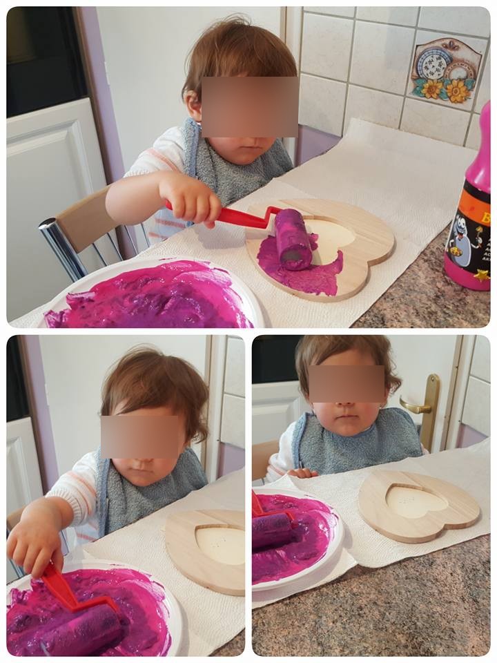 Ana: Atelier peinture au rouleau