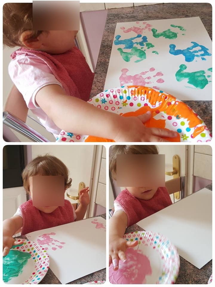 Tableau empreintes des mains
