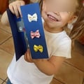 Mélina et son cadeau pour la fête des pères