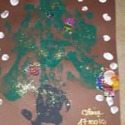 Mon premier sapin de noël, par Olivia