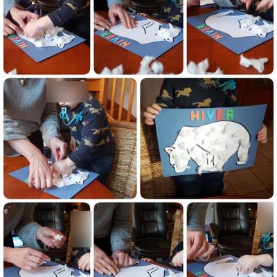 Hugo:La couverture du livre, l'ours polaire