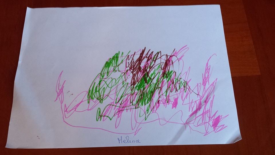 Mélina dessine maman, assistante maternelle Collin Sylvie