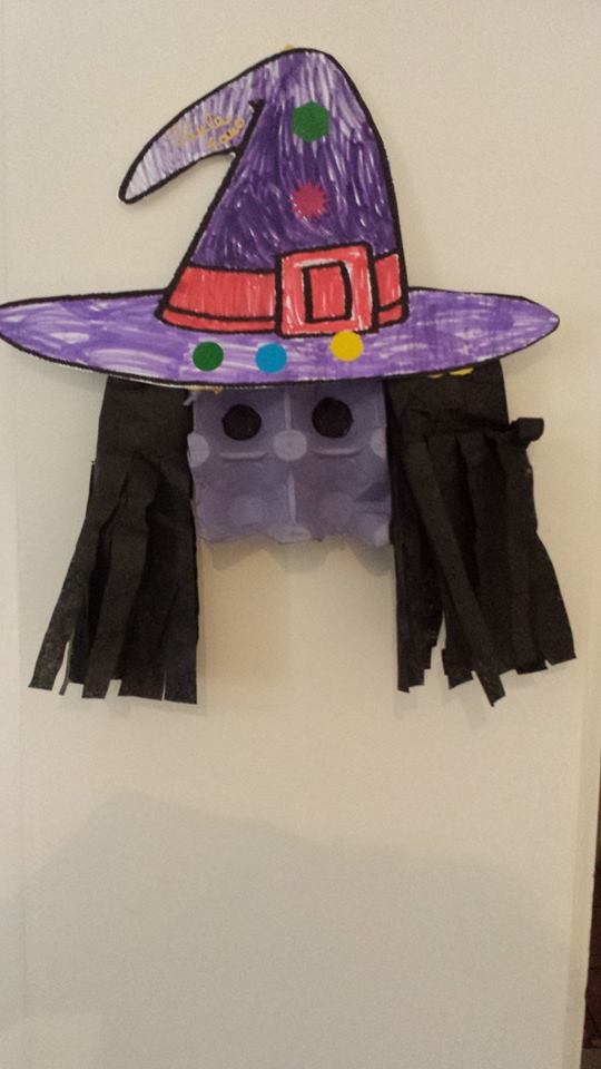Sorcière d'Halloween,chez l'assistante maternelle